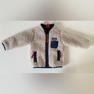 NEW! 🔥 Retro Patagonia Sherpa Jacket 3-6 month